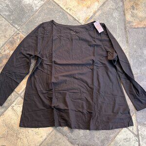 J Jill Purejill Relax Fit Long Sleeve Top NWT